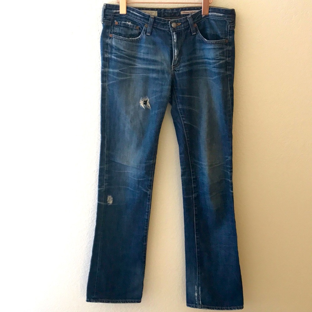 AG Jeans Kiss straight leg 100%cotton sz 29